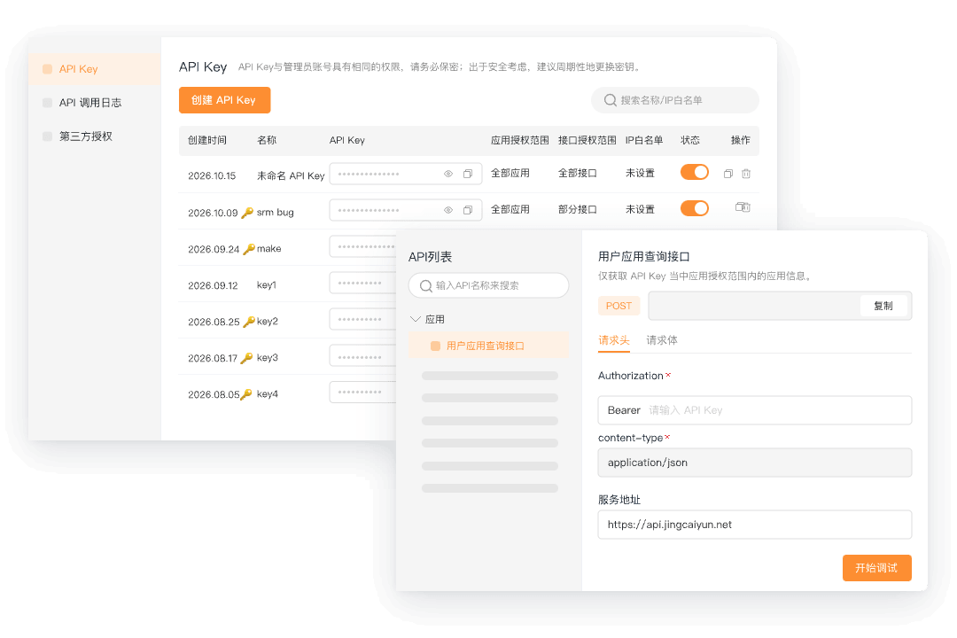 API 集成